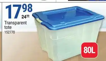 Rossy Transparent tote offer