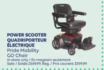 Wellwise by Shoppers QUADRIPORTEUR ÉLECTRIQUE POWER SCOOTER offer