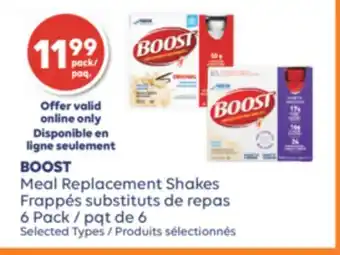 Wellwise by Shoppers Frappés substituts de repas BOOST offer