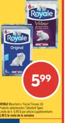 Pharmaprix ROYALE Facial Tissues offer