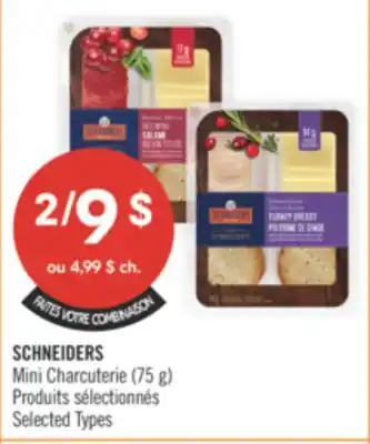 Pharmaprix SCHNEIDERS Mini Charcuterie offer