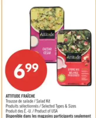 Pharmaprix ATTITUDE FRAICHE Salad kit offer