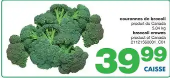 Wholesale Club COURONNES DE BROCOLI, 5.04 kg offer