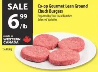 Co-op Co-op Gourmet Lean Ground Chuck Burgers offer