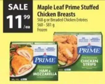 Co-op Maple Leaf Prime Stuffed Chicken Breasts offer