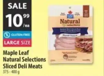Co-op Maple Leaf Natural Selections Sliced Deli Meats 375-400g offer