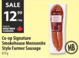 Co-op Co-op Signature Smokehouse Mennonite Style Farmer Sausage offer