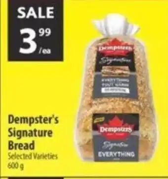 Co-op Dempster's Signature Bread offer