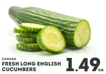 IGA CANADA FRESH LONG ENGLISH CUCUMBERS offer