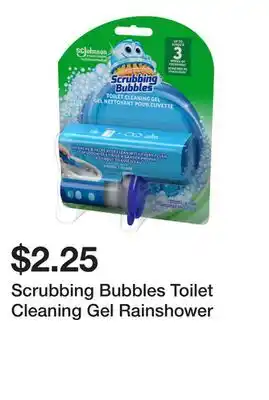 Dollarama Scrubbing Bubbles Toilet Cleaning Gel Rainshower offer