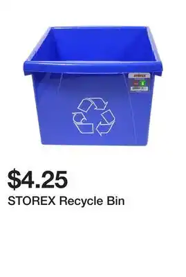 Dollarama STOREX Recycle Bin offer