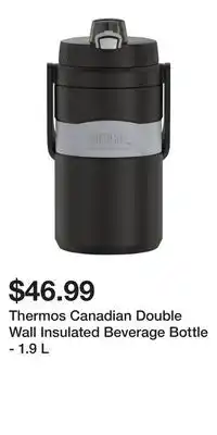 Mark's Thermos Canadian Double Wall Insulated Beverage Bottle - 1.9 L offer