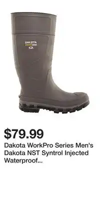 Mark's Dakota WorkPro Series Men's Dakota NST Syntrol Injected Waterproof Boot offer