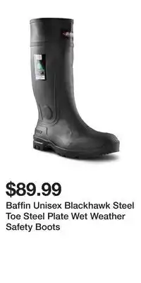 Mark's Baffin Unisex Blackhawk Steel Toe Steel Plate Wet Weather Safety Boots offer
