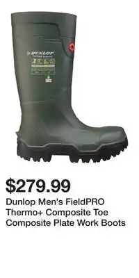 Mark's Dunlop Men's FieldPRO Thermo+ Composite Toe Composite Plate Work Boots offer