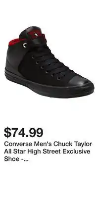 Mark's Converse Men's Chuck Taylor All Star High Street Exclusive Shoe - Black offer
