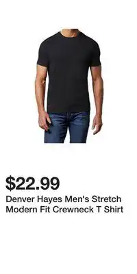 Mark's Denver Hayes Men's Stretch Modern Fit Crewneck T Shirt offer