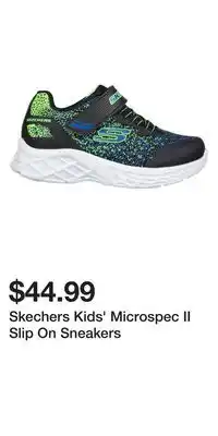 Mark's Skechers Kids' Microspec II Slip On Sneakers offer
