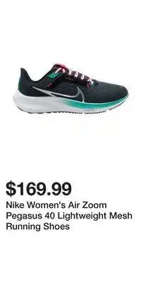 Sport Chek Nike Women's Air Zoom Pegasus 40 Lightweight Mesh Running Shoes offer