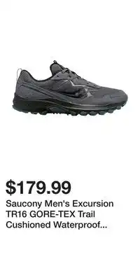 Sport Chek Saucony Men's Excursion TR16 GORE-TEX Trail Cushioned Waterproof Running Shoes offer