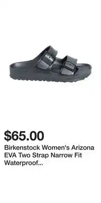 Sport Chek Birkenstock Women's Arizona EVA Two Strap Narrow Fit Waterproof Slides/Sandals offer
