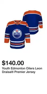 Sport Chek Youth Edmonton Oilers Leon Draisaitl Premier Jersey offer