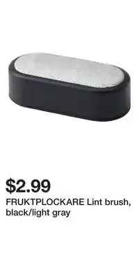 IKEA FRUKTPLOCKARE Lint brush, black/light gray offer