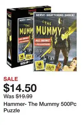 Chapters Indigo Hammer- The Mummy 500Pc Puzzle offer