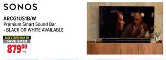 2001 Audio Video SONOS Premium Smart Sound Bar offer