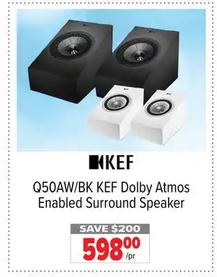 2001 Audio Video KEF Dolby Atmos Enabled Surround Speaker offer