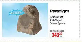 2001 Audio Video Paradigm Rock-Shaped Outdoor Speaker offer