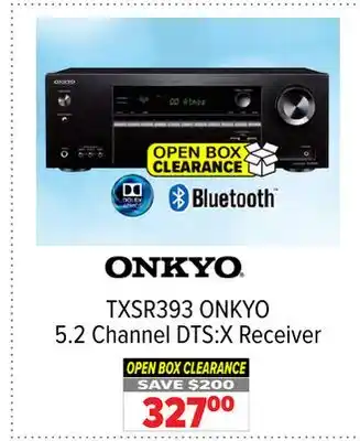 2001 Audio Video ONKYO 5.2 Channel DTS:X Receiver offer