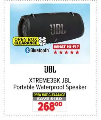 2001 Audio Video JBL Portable Waterproof Speaker offer