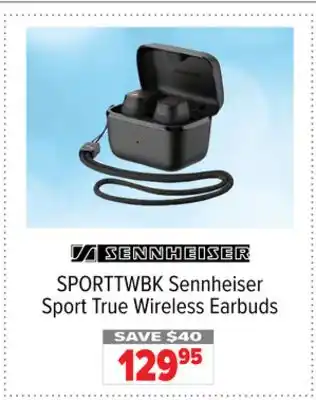2001 Audio Video Sennheiser Sport True Wireless Earbuds offer