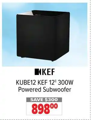 2001 Audio Video KEF 12 300W Powered Subwoofer offer