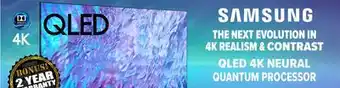 2001 Audio Video SAMSUNG 65 QLED 4K TV offer