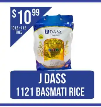 Food World Supermarket J DASS 1121 BASMATI RICE offer
