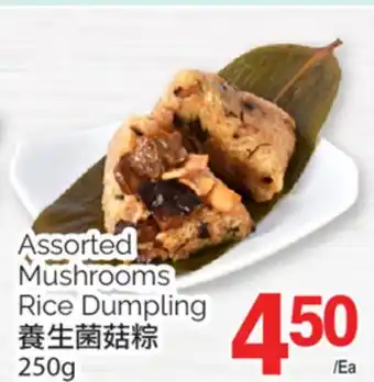 T&T Supermarket ASSORTED MUSHROOMS RICE DUMPLING, 250g offer