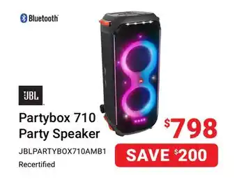 Visions Electronics JBL Partybox 710 Party Speaker offer