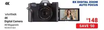 Visions Electronics Vivitar 4K Digital Camera offer