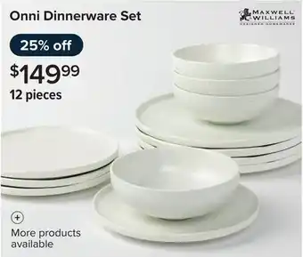 Linen Chest Onni Dinnerware Set offer