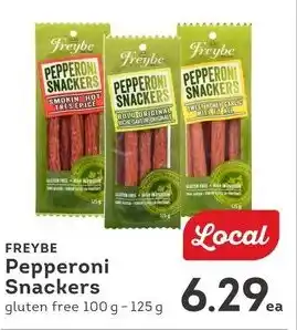 IGA FREYBE Pepperoni Snackers offer
