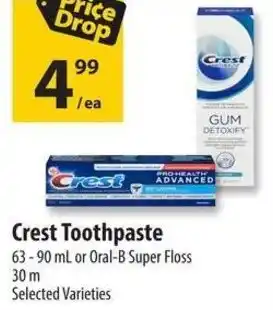 Co-op Crest Toothpaste offer