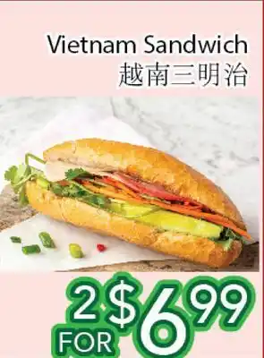 Ample Food Market Vietnam Sandwich offer