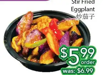 Ample Food Market Stir Fried Eggplant offer