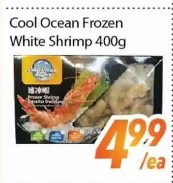 Bestco Food Mart COOL OCEAN FROZEN WHITE SHRIMP 400G offer
