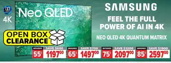 2001 Audio Video Samsung Neo QLED offer