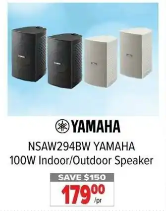 2001 Audio Video YAMAHA 100W Indoor/Outdoor Speaker offer