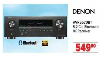 2001 Audio Video DENON 5.2 Ch. Bluetooth 8K Receiver offer