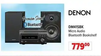 2001 Audio Video DENON DM41SBK Micro Audio Bluetooth Bookshelf offer